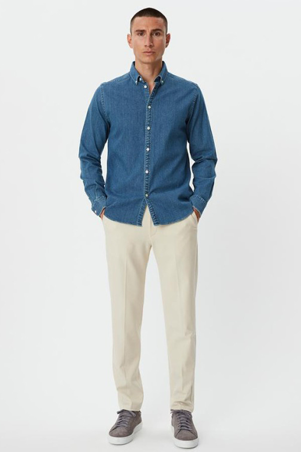 ΠΟΥΚΑΜΙΣΟ ΤΖΗΝ LES DEUX - 414414 DENIM